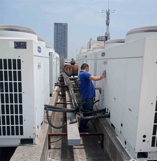 渝中中央空调制热和不制冷系统维修方法